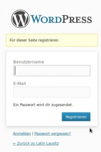 Registrieren